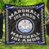 Marshall Islands Polynesian Quilt White Love Style J11 Quilt  Quilt